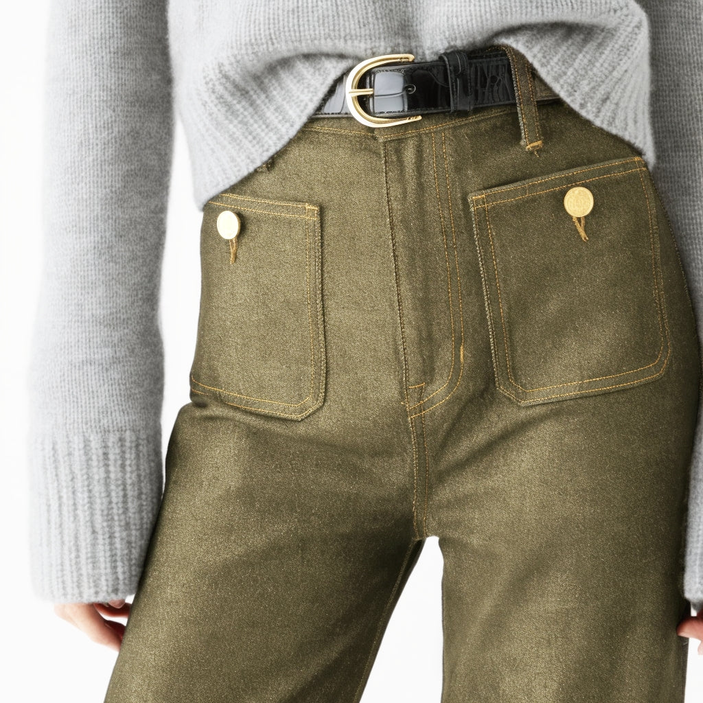 Tummy Control Sailor Wide Leg Jeans (Buy 2 Free Shipping)