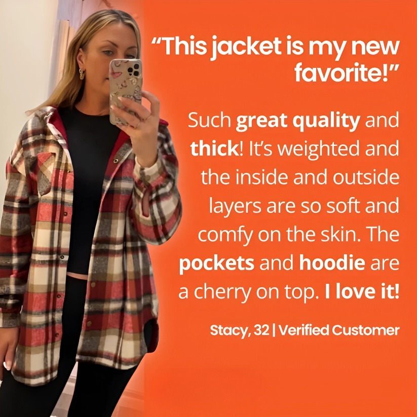 Ceylan Teddy Bear Cozy Flannel Jacket