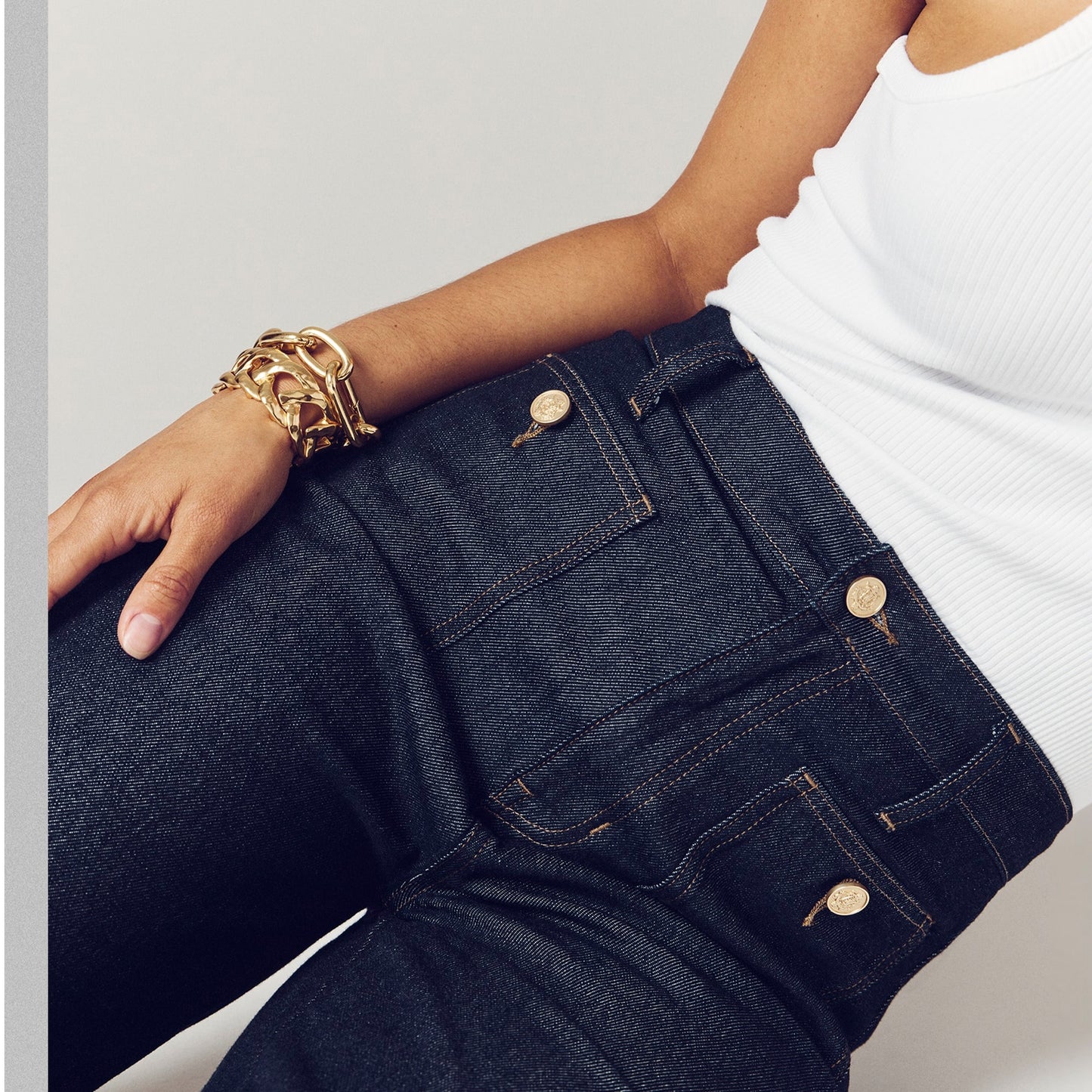 Tummy Control Sailor Wide Leg Jeans (Buy 2 Free Shipping)