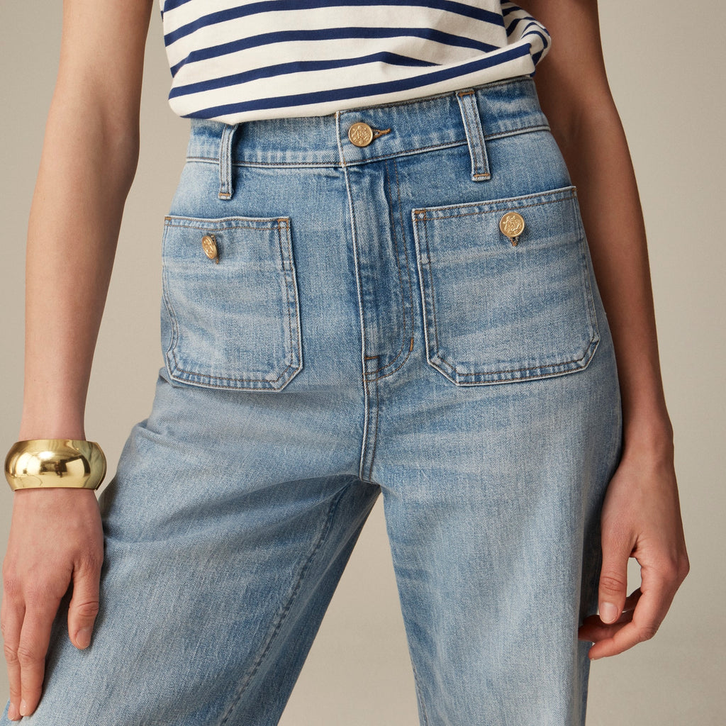 Tummy Control Sailor Wide Leg Jeans (Buy 2 Free Shipping)