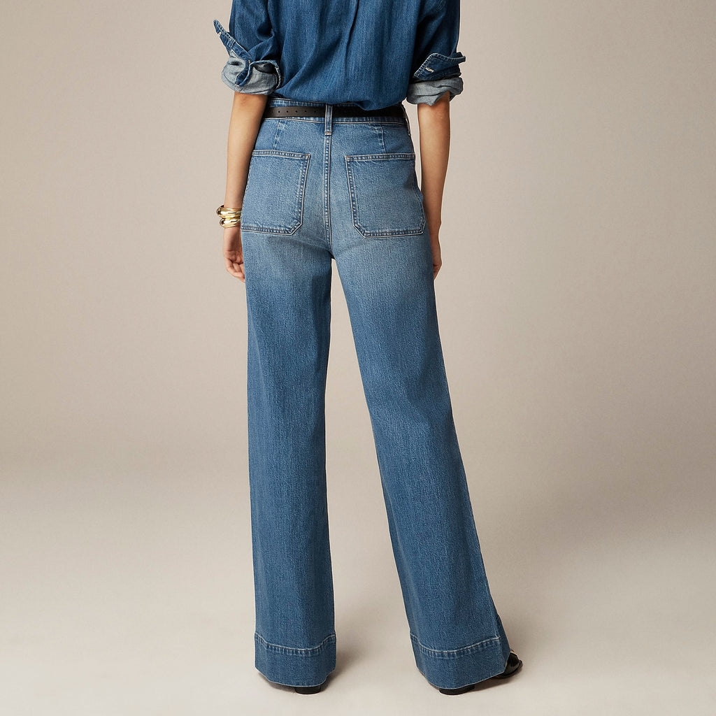 Tummy Control Sailor Wide Leg Jeans (Buy 2 Free Shipping)