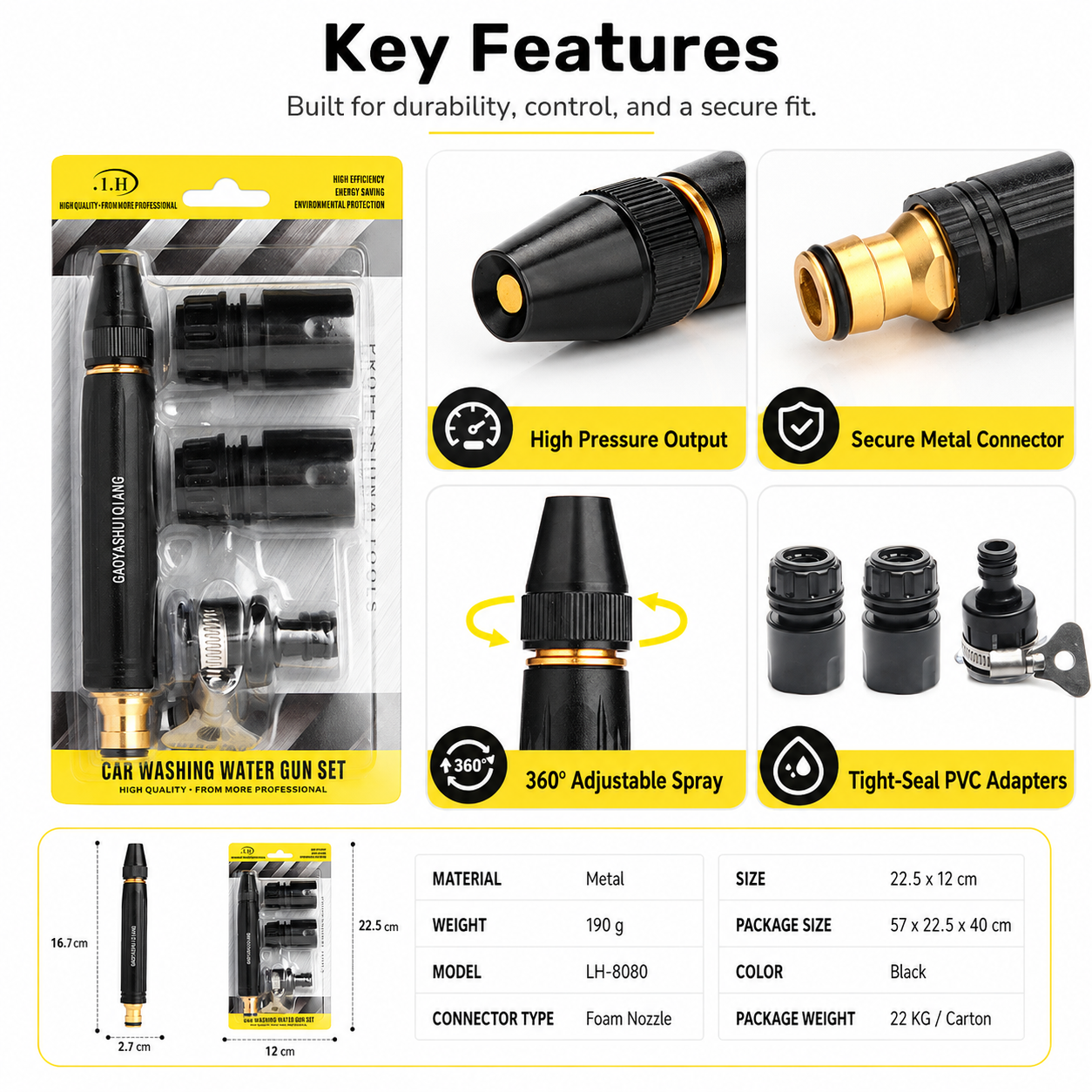 ToughJet Pressure Nozzle Set