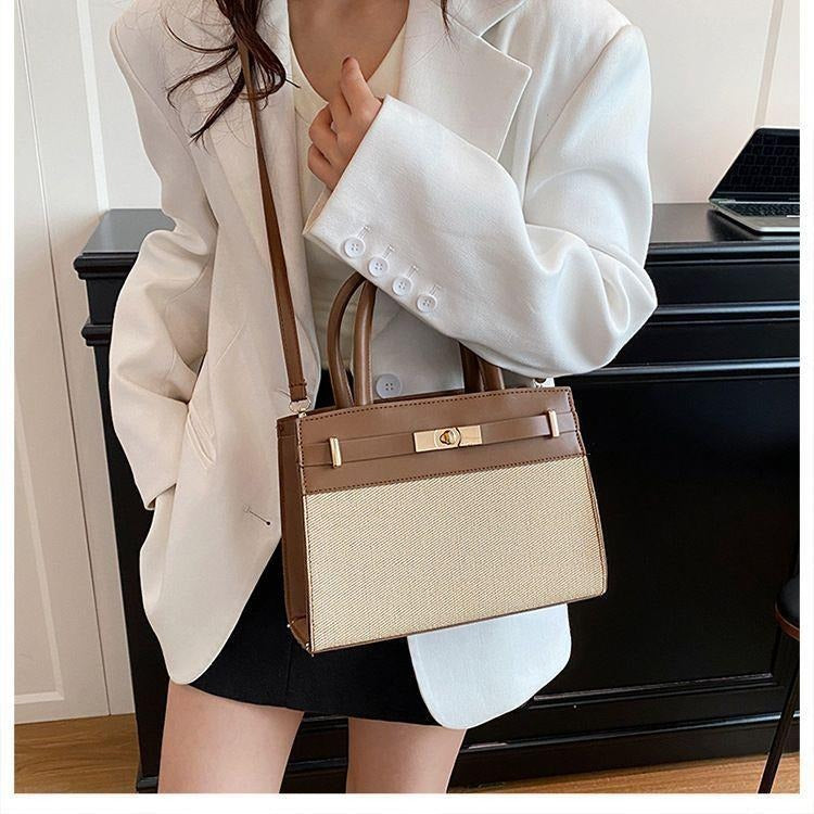 Patchwork Kelly Commuter Leather Bag