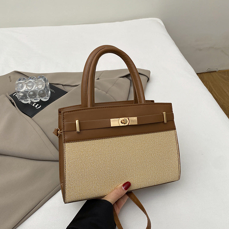 Patchwork Kelly Commuter Leather Bag