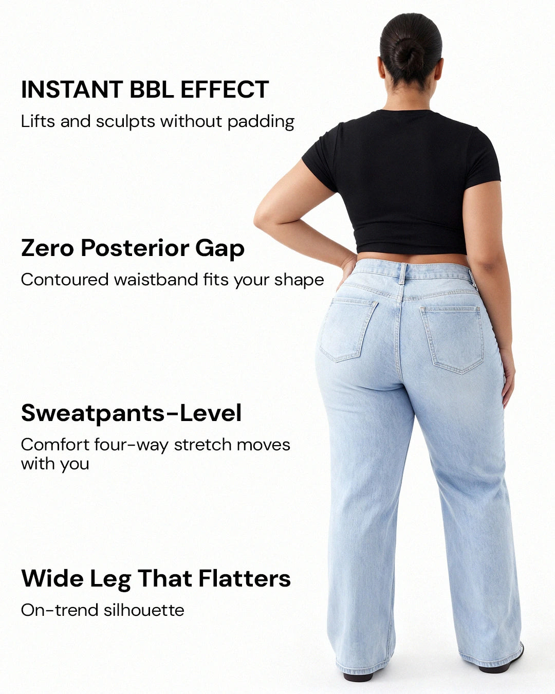CurveLift Everyday Wide Jeans Comfort Fit