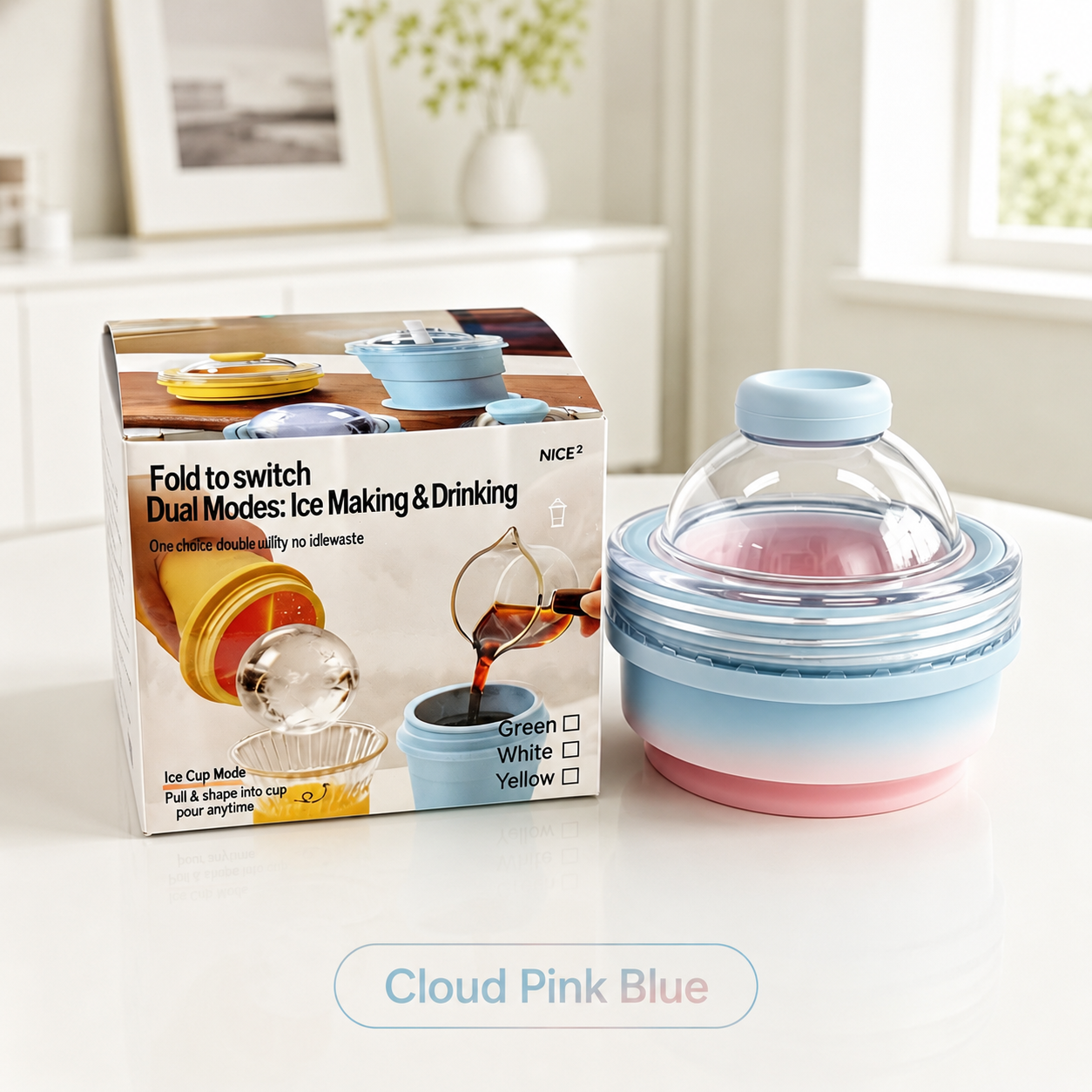 Smart Fold Ice Ball Tumbler